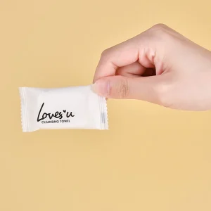 Clean Skin Custom Label 1 Ply Coreless 100% Viscose Disposable Compressed Face Towel Dry Wipes for Face Clean