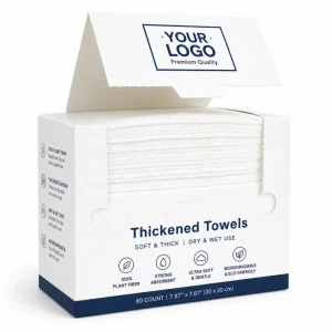 Clean Skin Towel XL Size Biodegradable Disposable Face Towels Quick-Dry for Home Hotel Use Custom Logo