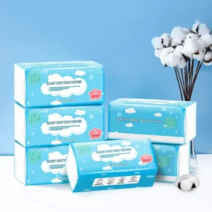 Clean Towels Biodegradable Face Towel Disposable Dry Makeup Removing Wipes Super Soft for Sensitive Skin