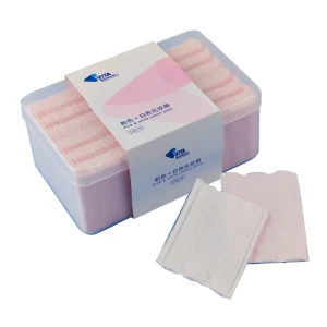 Color Makeup Cotton Pads in Box Packing for Skin Care