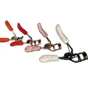 Colorful Diamond Ins Hot Bling Crystal Bling Rhinestone Make up Tool Custom Eyelash Curlers