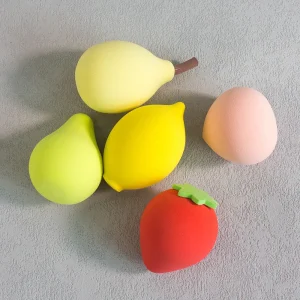 Colorful Fruit Makeup Sponge Cute Cartoon Beauty Egg Custom Latex free Washable Super Soft Sponge