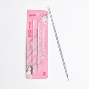 Comedone Extractor Pimple Pin Tool Blackhead Acne Removal Needles Black Spots Pore Cleaner