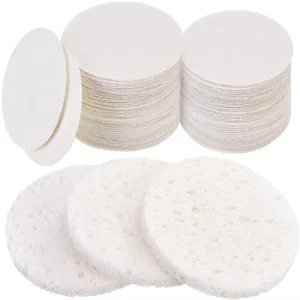 Compressed Cellulose Facial White Sponge Face Sponges for Cleansing for Washing Face
