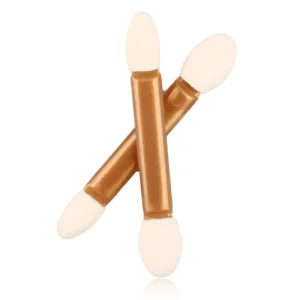 Cosmetic Applicator Eyeshadow Brush Sponge Tipped Oval Makeup Tool Dual Sides Eyeshadow Brush