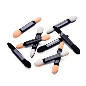 Cosmetic Make up Tool Double End Eyeshadow Brush Applicator Double Ended Sponge Eyeshadow Brushes
