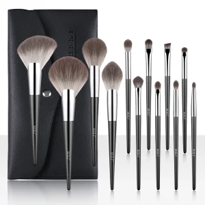 Cosmetic Makeup Brush Set with Logo 12 PCS