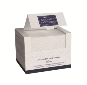 Cosmetic Spa Salon Biodegradable Disposable Clinically Tested Face Towelette Dry Towel for Sensitive Skin Face