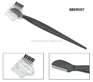 Cosmetic Tool Black Eyebrow Hair Style Shaping Trimmer Armpit Bikini Hair Shaving Stainless Steel Slanted Blade 12.9cm
