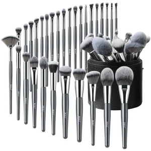 Cosmetics Brushes Set Private Label Synthetic Hair Luxury Professional 30PCS Powder Cosmetic Makeup Brush Sets