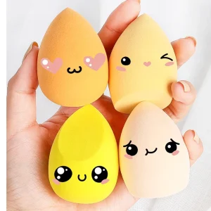 Cosmetics Sponge 4pcs Makeup Blender Sets Beauty Foundation Non Latex Makeup Sponge Puff Private Label