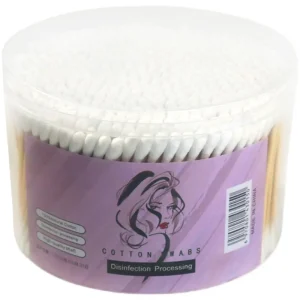 Cotton Bud Double Headed Disposable Makeup Cotton Swabs Disposable Eco friendly Bamboo Cotton Swabs Factory