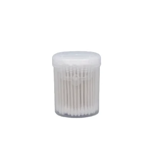 Cotton Bud Plastic Stick Cotton Bud Double Head Cotton Bud for Cosmetic Use