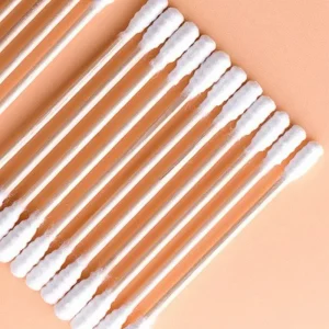 Cotton Buds China Bulk Price Custom Logo Q Tips Eco Friendly Cosmetic Cotton Swab Stick Wooden Bamboo Cotton Ear Buds