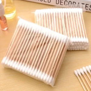 Cotton Buds Double headed Disposable Cotton Swabs Makeup Ear clean Disposable Dacron Tip Swabs