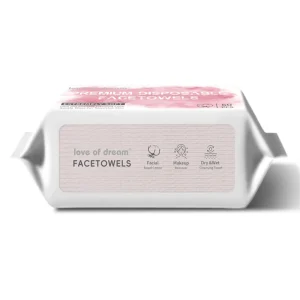 Cotton Disposable Face Towel Lint Free Thickened Facial Cleansing Tissue