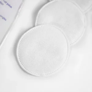 Cotton Pads Soft and Absorbent Use to Apply Cleanser and Lotion for Removing Makeup and Nail Polish