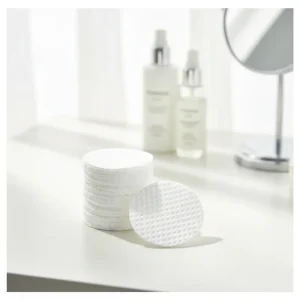 Cotton Rounds Hypoallergenic Makeup Remover Pads for Sensitive Skin 100 Count 6-Pack