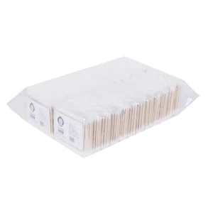 Cotton Swab with Bamboo Stick Lint free Evenly Full Disposable Double end Pure Cotton Bud Eco friendly 7.9CM 2400count