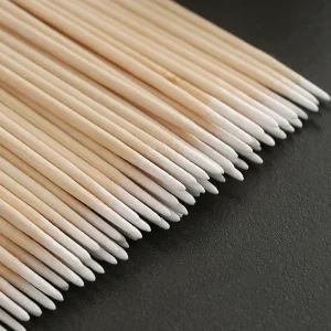 Cotton Swabs Long Semi Permanent Pointed Stick for Eyebrow and Lip