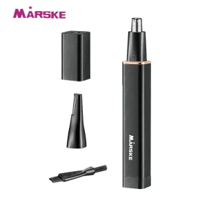 Cross border Electric Nose Hair and Eyebrow Trimmer Combo 2 in 1 Dry Battery Powered Washable IPX4 Waterproof