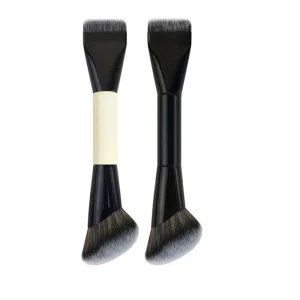 Cross border Single Face Makeup Brush Europe America Flat Foundation Loose Powder Concealer Synthetic Fiber Plastic Handle