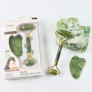 Cryotherapy Ice Jade Roller Gua Sha Facial Tools Face Massager Natural Healing Crystals Tools for Wellness Relaxation