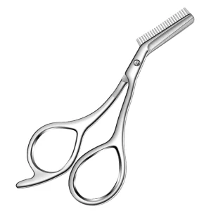 Curved Blade Stainless Steel Makeup Scissors Sharp Eyebrow Trimming Personal Beauty Tools