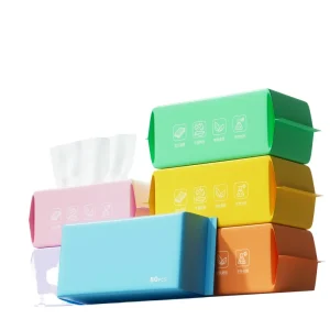 Custom 100% Cotton Disposable Face Towel Large and Soft 2 Ply Facial Washcloth for Daily Cleaning Care