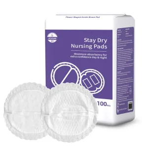 Custom 100 Count Disposable Honeycomb Nursing Pads Ultra Thin Super Absorbent Leakproof Breastfeeding Disposable Breast Pads
