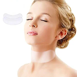 Custom 2 Pack Reusable Silicone Gel Nursing Pad Skin Care Anti-Wrinkle Gel Pad for Wrinkle Prevention