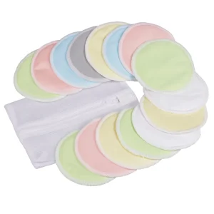 Custom Bamboo Nursing Pads Washable and Reusable Breastfeeding Pads for Maternity