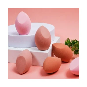 Custom Colorful Powder Soft Beauty Foundation Makeup Facial Sponges Application Blending Sponge