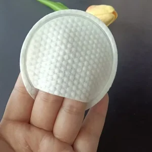 Custom Disposable 3 Layer 6.2cm Finger Lint Free Cotton Pads Cleaning Makeup Remover Pads