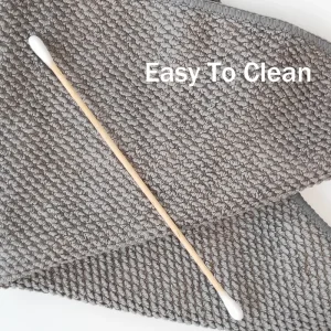 Custom Eco Buds Q Tip Double Head Pipe Cleaning Long Wooden Stick Reusable Professional Bamboo Cotton Bud Manufacture
