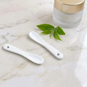 Custom Eye Cream Makeup Spoon Facial Cream Ceramics Cosmetic Spatula for Skin Care