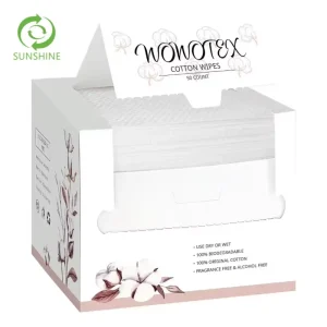 Custom Face Towel Box-packed Disposable Beauty Salon Facial Cleaning Comfortable Dry Wipe Facial Tissue