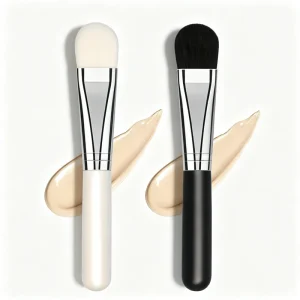 Custom Facial Mask Application Brush Fiber Brush Head Cosmetic Tool for Facial Mask Applicator or Foundation
