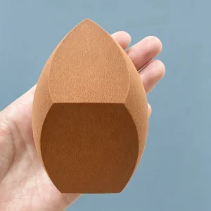 Custom Latex Free Beauty Sponge Wet and Dry Soft Beauty Egg Large 4 Cut Makeup Blender Sponge