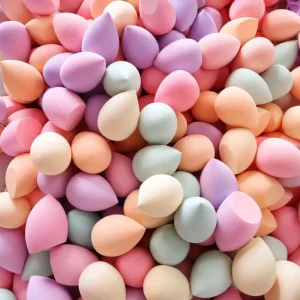 Custom Latex Free Beauty Sponge Wet and Dry Soft Beauty Egg Multi color Makeup Blender Sponge