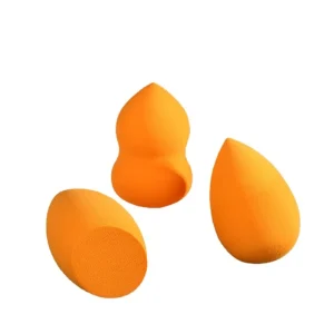 Custom Logo Beauty Cosmetic Makeup Sponge Microfiber Flat Soft Makeup Blender Sponge Set Non Latex Free Makeup Sponge