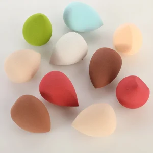 Custom Logo Beauty Sponge Private Label Cosmetics Blender Sponge Latex Free Soft Makeup Sponge