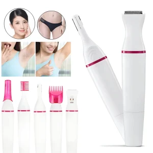 Custom Logo Epilator Electric Stainless Steel Bikini Women’s Hair Trimmer Shaver Battery Powered English Interface ODM Epilator