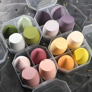 Custom Logo Fashion Multi Color Makeup Sponge Make up Blender Beauty Sponge Latex Free Cosmetic Puff Makeup Sponge
