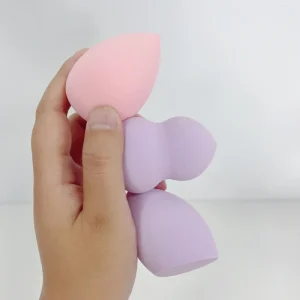 Custom Logo Latex Free Soft Vegan Make up Beauty Sponge Foundation Blending Microfiber Makeup Sponge