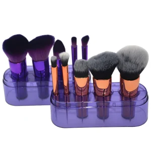 Custom Logo Makeup Brush Kit Cosmetic Makeup Tools Travel Set Premium Concealer Foundation Brush