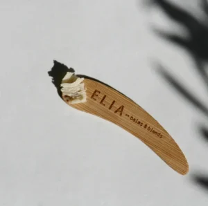 Custom Logo Mini Bamboo Spatula Small Wooden Spoon Scoop for Facial Eye Cream Beauty Makeup Tools
