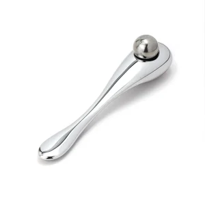Custom Logo Mini Beauty Spatula Spoon Facial Makeup Spoon Gold Metal Eye Cream Spatula