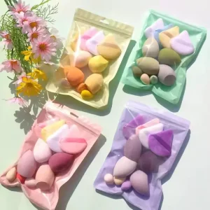 Custom Logo Multi color 12 14 15pcs Makeup Blender Sponge Beauty Sponge Set