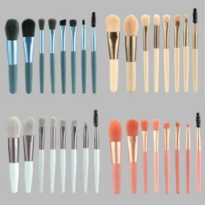 Custom Logo Professional Makeup Brush Set for Private Label Use